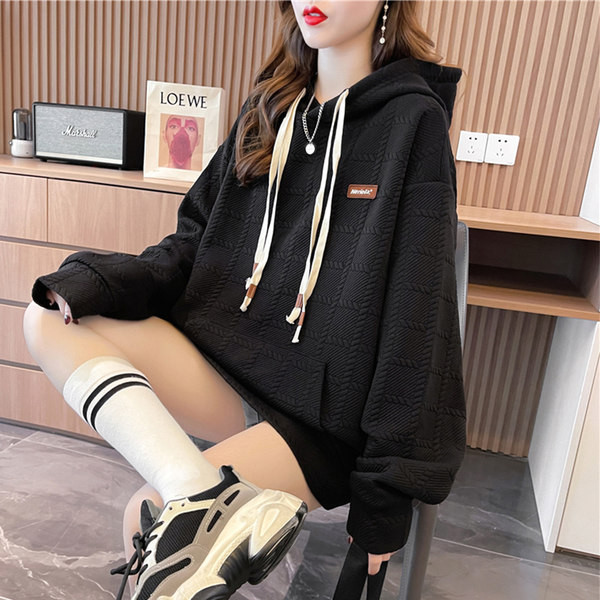 Γυναικείο φούτερ με λογότυπο και κορδόνια κατάλληλο για την καθημερινότητα