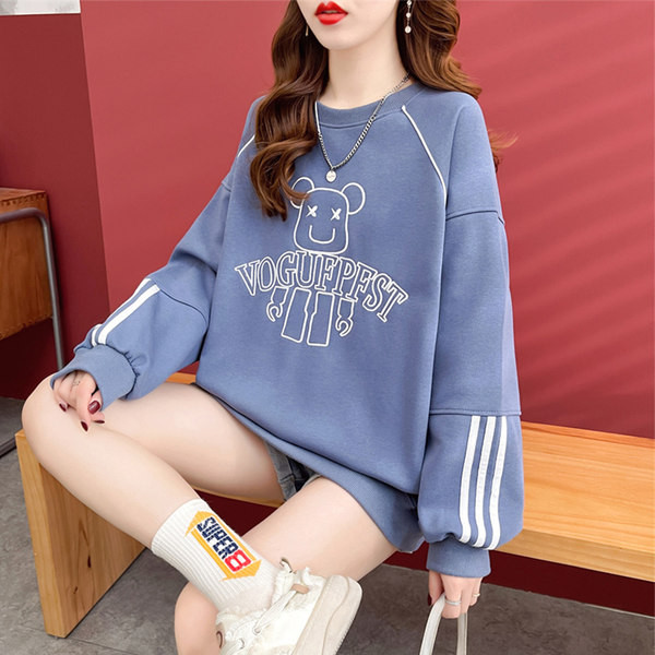 Ženski sweatshirt s printom pogodan za svakodnevni život