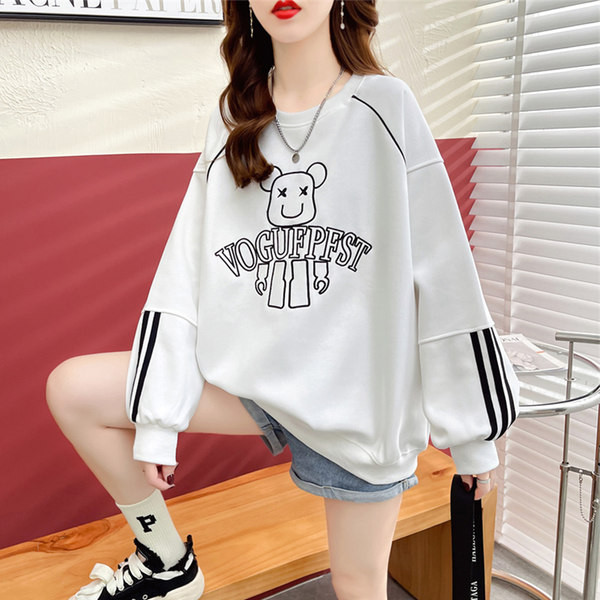 Ženski sweatshirt s printom pogodan za svakodnevni život