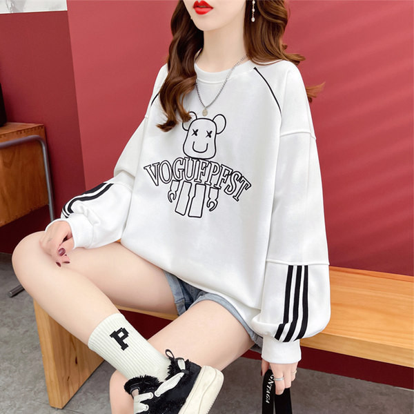 Ženski sweatshirt s printom pogodan za svakodnevni život