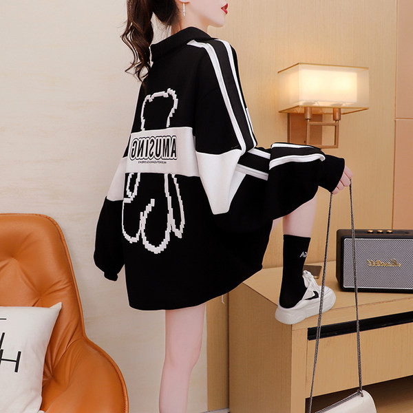 Naiste vabaajaprinteriga dressipluus