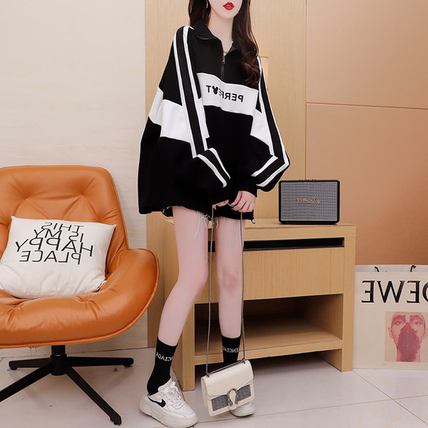 Naiste vabaajaprinteriga dressipluus