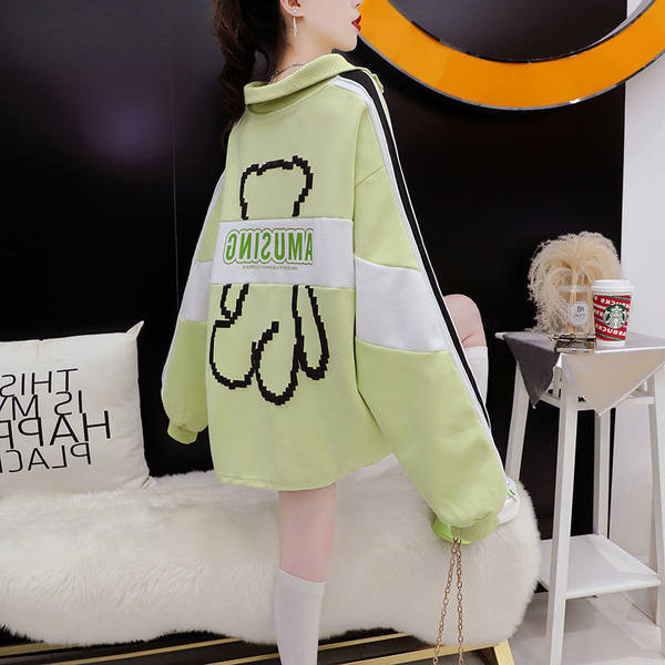 Naiste vabaajaprinteriga dressipluus