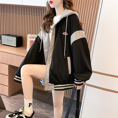 Νέο μοντέλο γυναικείο φούτερ με κουκούλα σε τρία χρώματα