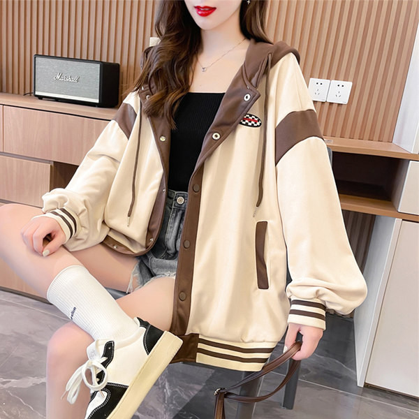 Νέο μοντέλο γυναικείο φούτερ με κουκούλα σε τρία χρώματα