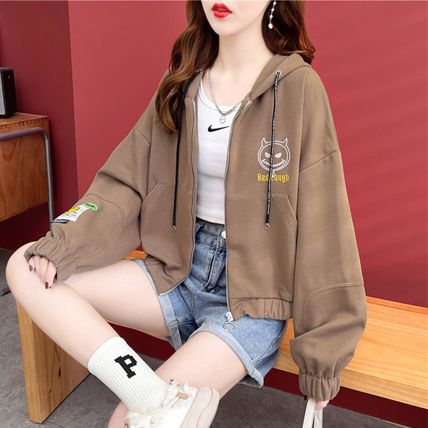 Alkalmi női pulóver hímzéssel - barna és fekete színben