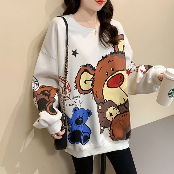 Νέο μοντέλο γυναικεία μπλούζα με πολύχρωμη στάμπα