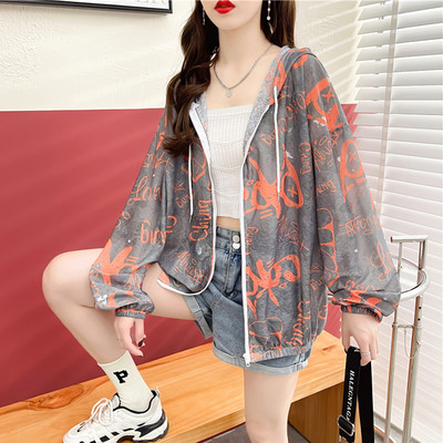 Дамски суичър с надпис връзки и качулка нов модел