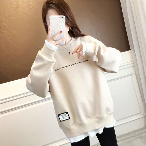 Ženski džemper u tri boje sa ukrasnim natpisom