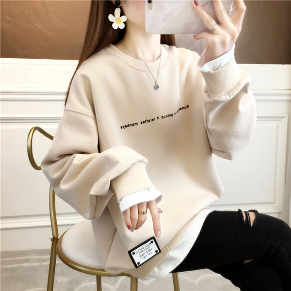 Ženski džemper u tri boje sa ukrasnim natpisom