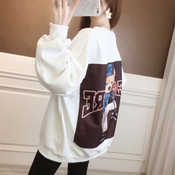 Γυναικείο φούτερ χωρίς μοντέλο με διακόσμηση