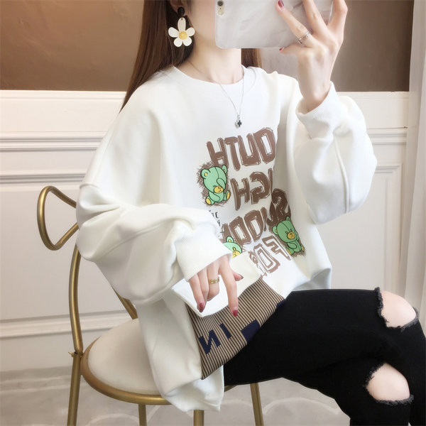 Γυναικείο φούτερ χωρίς μοντέλο με διακόσμηση