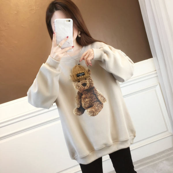 Ingyenes mintás női medvemintás pulóver