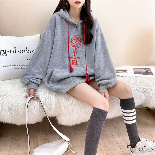 Γυναικείο φούτερ με κέντημα, νέο μοντέλο