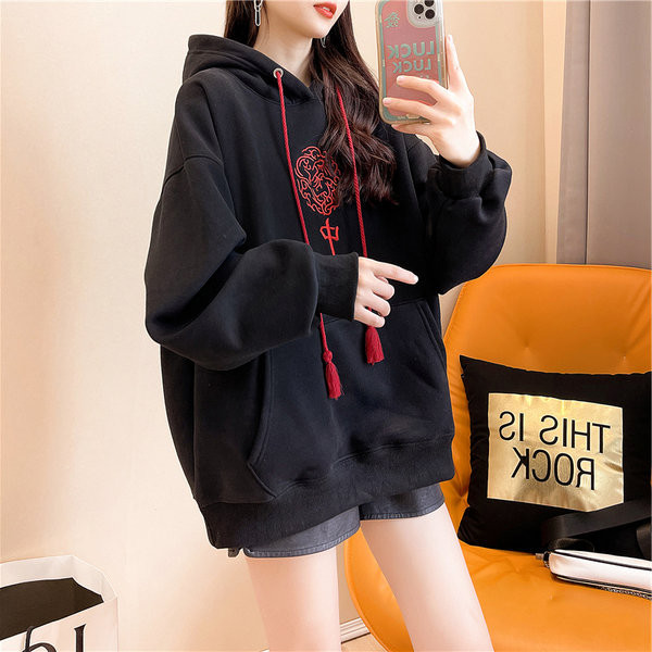 Γυναικείο φούτερ με κέντημα, νέο μοντέλο