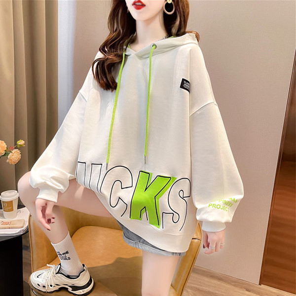 Дамски  суичър с качулка и връзки