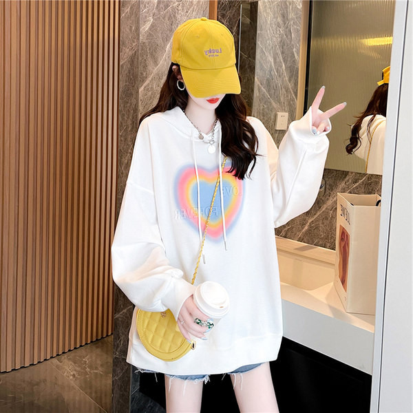 Γυναικείο φούτερ με κουκούλα σε τρία χρώματα