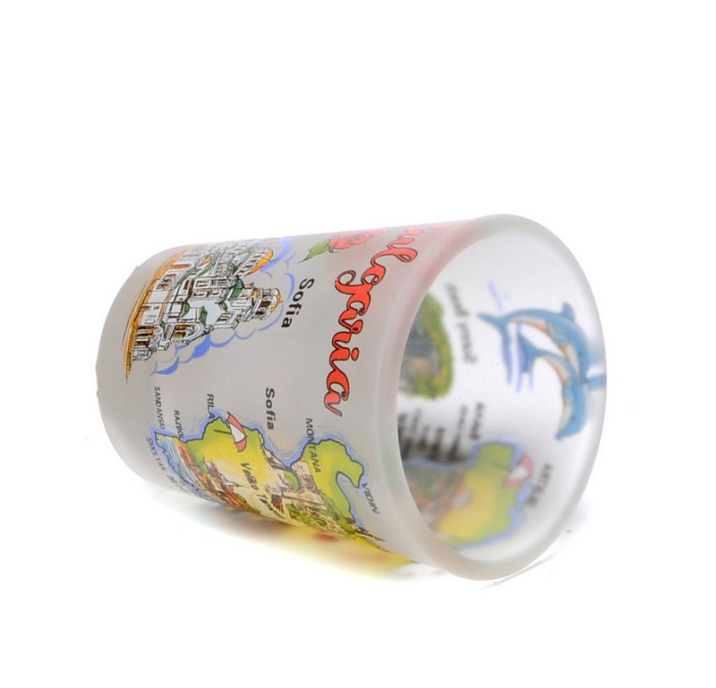 Чашка за ракия, България, Стъклена