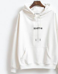 Casual γυναικείο φούτερ με κεντημένα γράμματα νέο μοντέλο