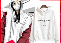 Γυναικεία φούτερ με στάμπα και κουκούλα