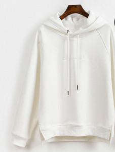 Дамски суичър -с качулка изчистен модел