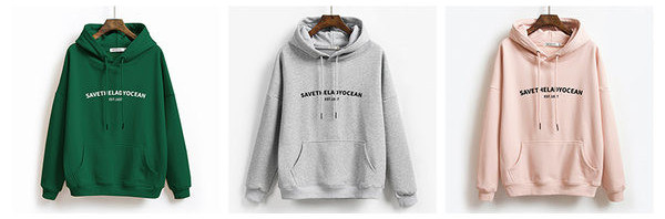 Γυναικεία φούτερ με επιγραφή και με βελούδο