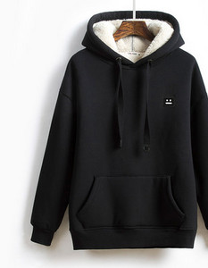 Γυναικείο φούτερ με κουκούλα με βελούδο