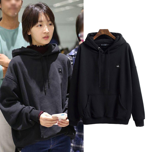 Γυναικείο φούτερ με κουκούλα με βελούδο