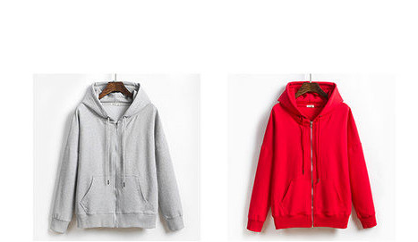 Дамски суичър с качулка - спортен свободен модел