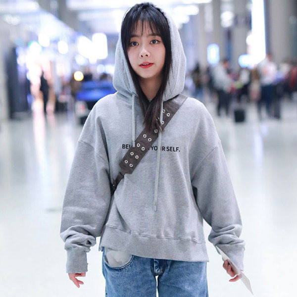 Női alkalmi kapucnis pulóver