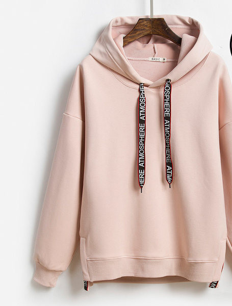 Дамски суичър с качулка и връзка