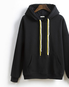 Μονόχρωμο γυναικείο φούτερ με κουκούλα και τσέπη, νέο μοντέλο