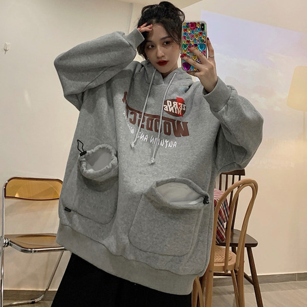 Naiste avar dressipluus trükise ja taskutega