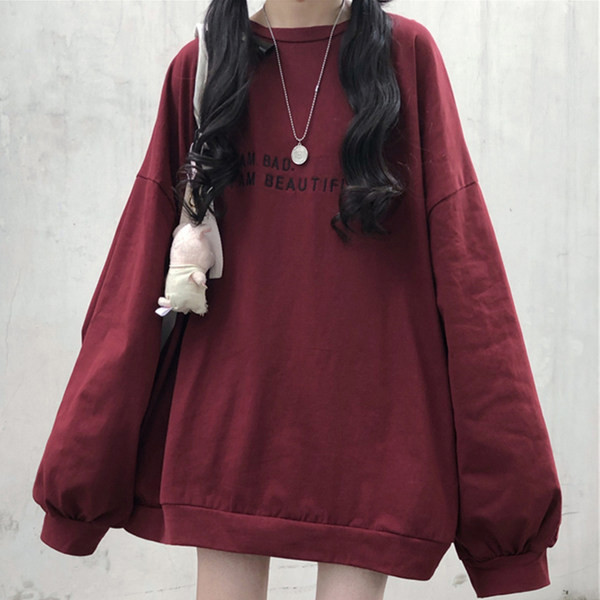 Bő mintás női pulóverek