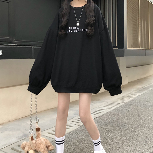 Bő mintás női pulóverek