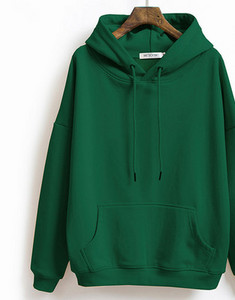 Γυναικείο μαύρο φούτερ με κορδόνια και τσέπες