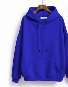 Γυναικείο μαύρο φούτερ με κορδόνια και τσέπες