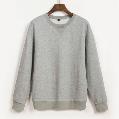 Női pulóver szürke színben, letisztult kivitelben