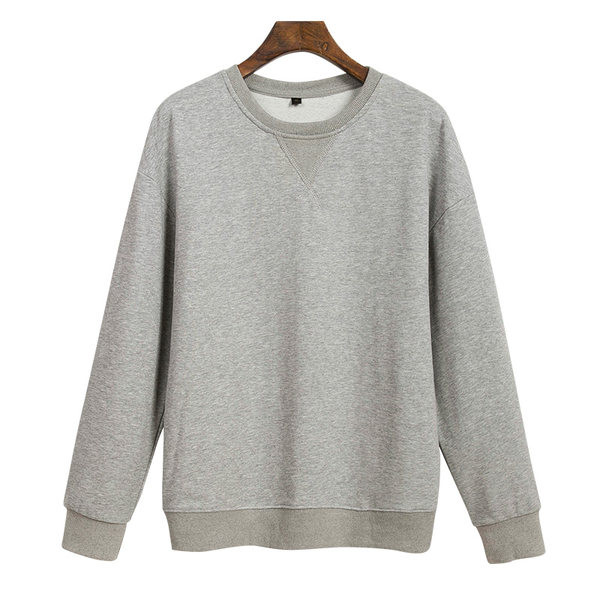 Női pulóver szürke színben, letisztult kivitelben