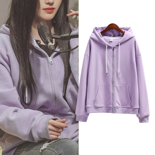 Lillad naiste kapuutsiga dressipluusid