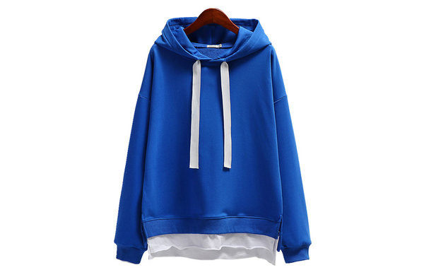 Női pulóverek - kapucnival és fűzővel