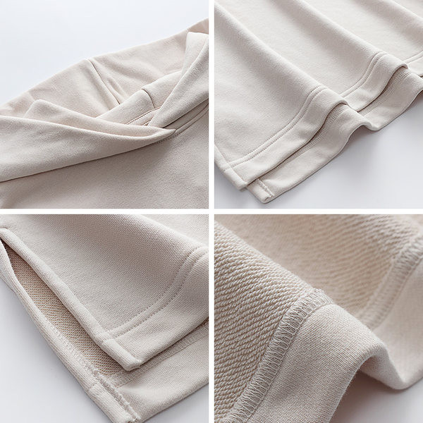 Naistele avara kaelusega kapuutsiga dressipluus