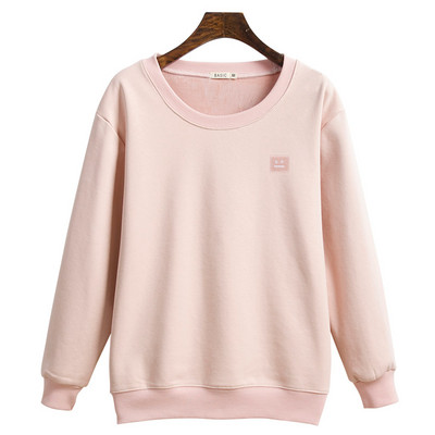 Ležerna ženska majica s ovalnim izrezom, čistog uzorka