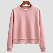 Γυναικεία φούτερ με στρογγυλή λαιμόκοψη - μονόχρωμα