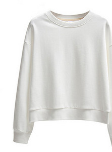 Γυναικεία φούτερ με στρογγυλή λαιμόκοψη - μονόχρωμα