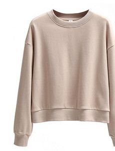 Γυναικεία φούτερ με στρογγυλή λαιμόκοψη - μονόχρωμα