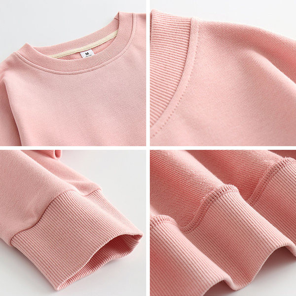 Γυναικεία φούτερ με στρογγυλή λαιμόκοψη - μονόχρωμα