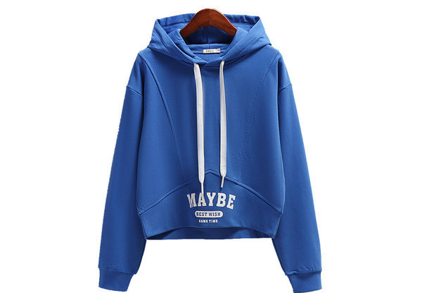 Γυναικείο φούτερ με τσέπη και κουκούλα