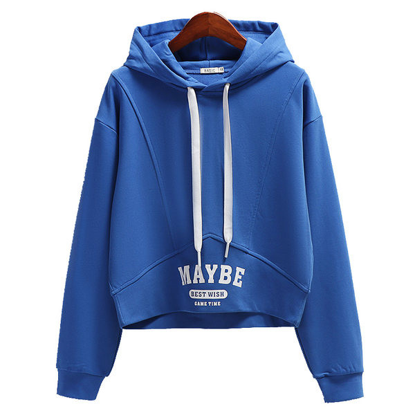 Γυναικείο φούτερ με τσέπη και κουκούλα