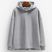 Ženski sweatshirt - čisti model sa kapuljačom